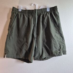 Speedo Olive Athletic Shorts